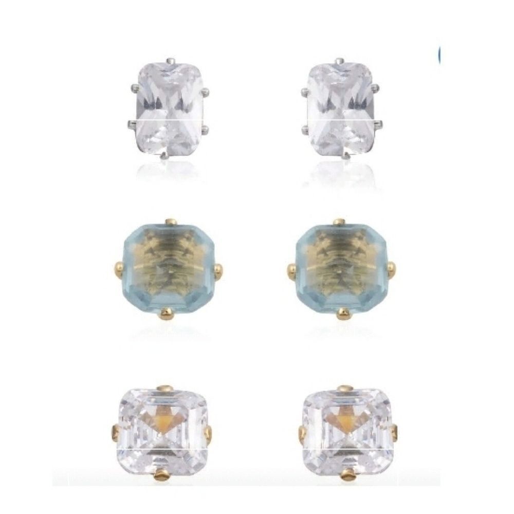 Set of 3 Stud Earings